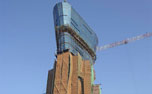 Facade works in progress at ATC Tower